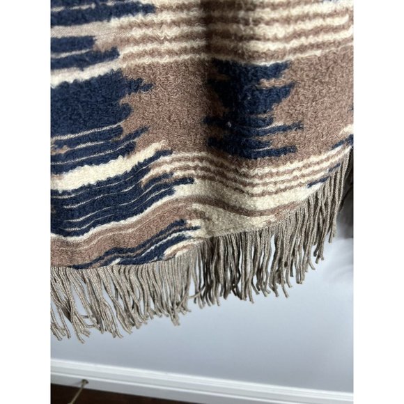 Lucky Brand Aztec Fringe Open Front Cardigan Large NWT - Picture 12 of 12